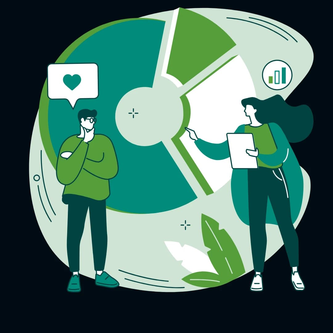 Business mentor working with a client on strategy