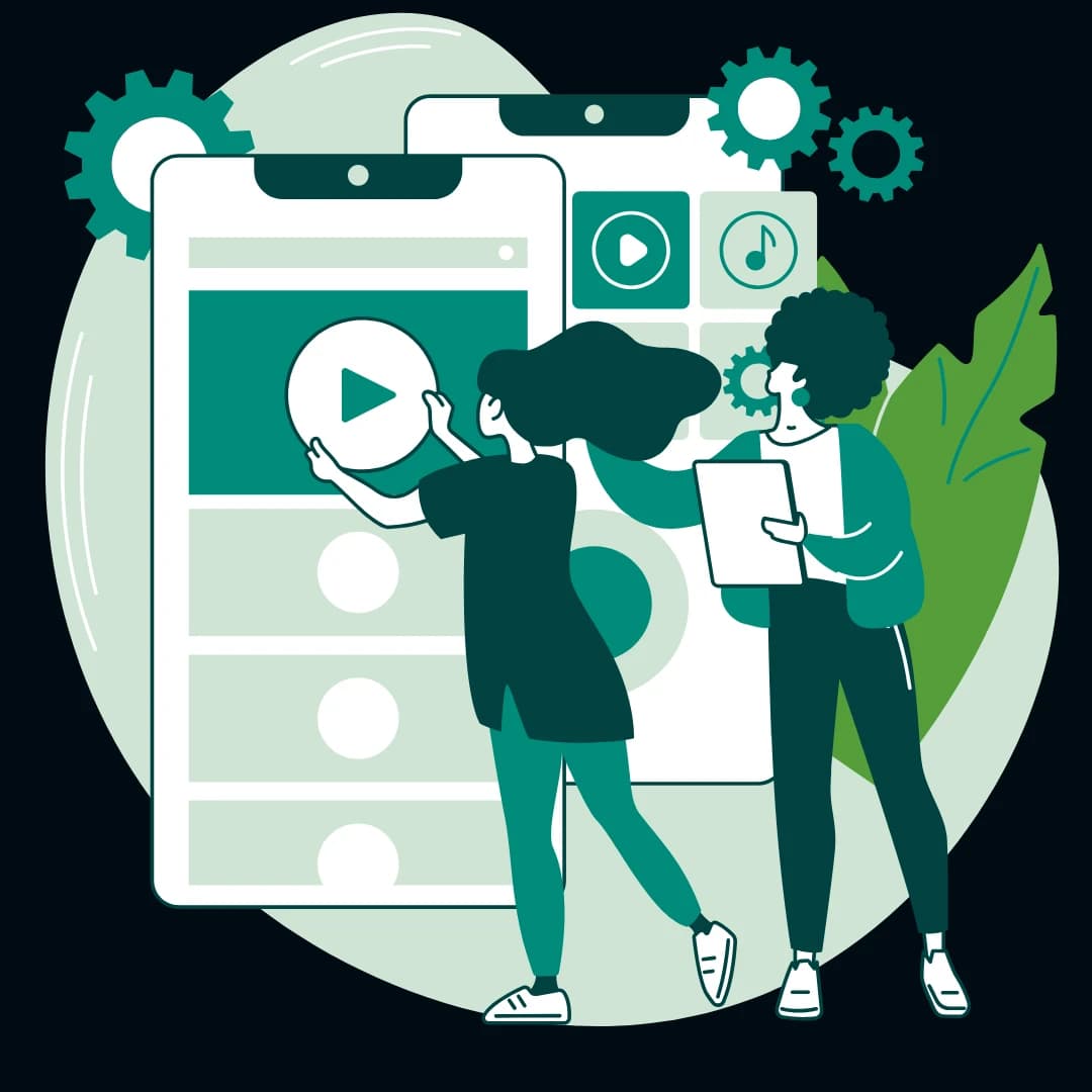 Entrepreneur planning business strategy using notebook and laptop