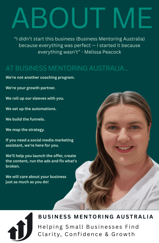 "Why I Started Business Mentoring Australia" - Melissa Peacock